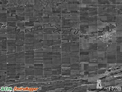Gibbon township, Nebraska satellite photo by USGS