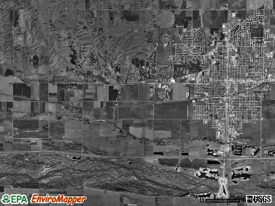 Collins township, Nebraska satellite photo by USGS