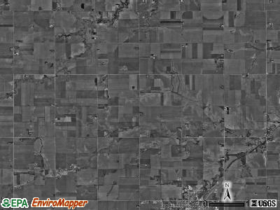 School Creek township, Nebraska satellite photo by USGS