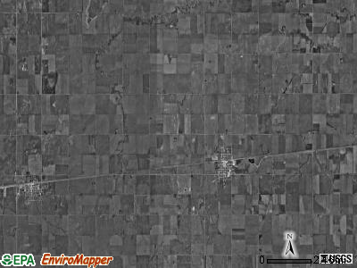 Exeter-Fairmont Consolidated township, Nebraska satellite photo by USGS