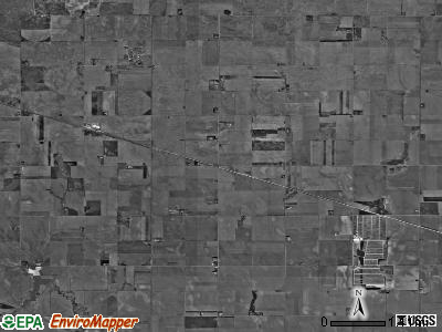 Verona township, Nebraska satellite photo by USGS