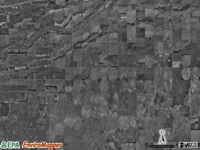 Lowell township, Nebraska satellite photo by USGS