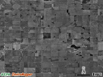 Center township, Nebraska satellite photo by USGS