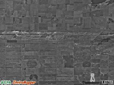 Inland township, Nebraska satellite photo by USGS
