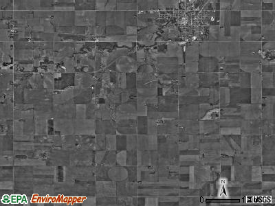 Sutton township, Nebraska satellite photo by USGS