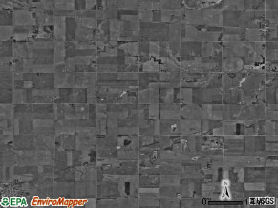 Lewis township, Nebraska satellite photo by USGS