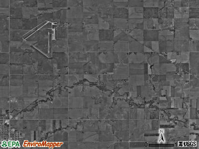 Madison township, Nebraska satellite photo by USGS