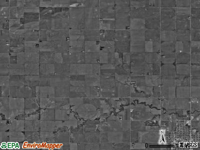 Geneva township, Nebraska satellite photo by USGS