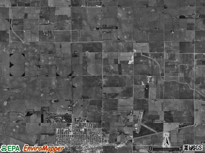 Sheridan township, Nebraska satellite photo by USGS