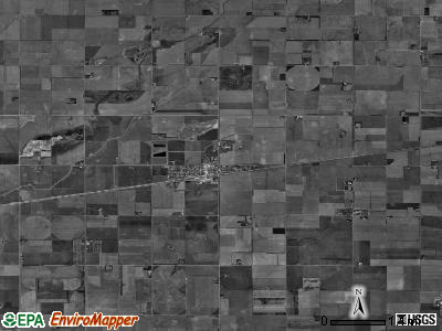 Mirage township, Nebraska satellite photo by USGS