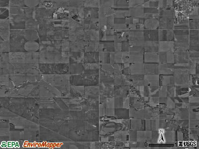 Lone Tree township, Nebraska satellite photo by USGS