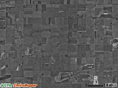 Momence township, Nebraska satellite photo by USGS