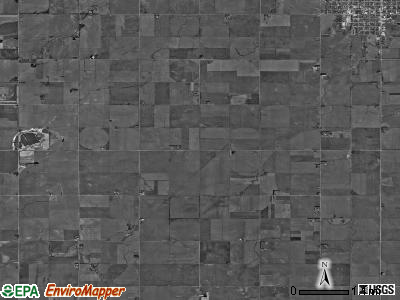 Stanton township, Nebraska satellite photo by USGS
