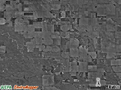 Cottonwood township, Nebraska satellite photo by USGS