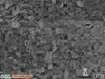 Nemaha township, Nebraska satellite photo by USGS