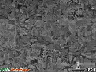 Adams township, Nebraska satellite photo by USGS