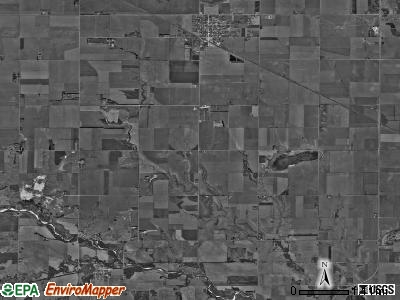 Fairfield township, Nebraska satellite photo by USGS