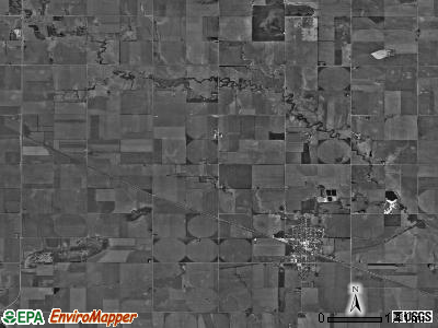 Edgar township, Nebraska satellite photo by USGS