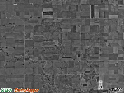 Belle Prairie township, Nebraska satellite photo by USGS
