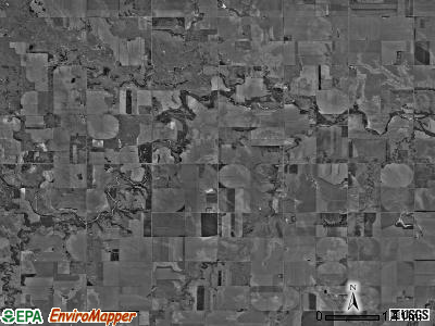 Silver Lake township, Nebraska satellite photo by USGS