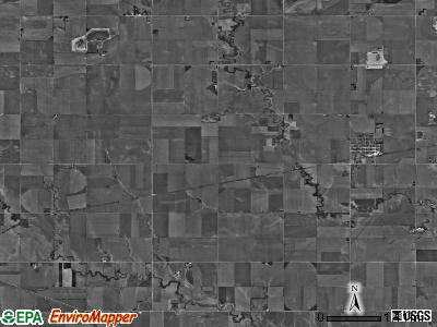 Logan township, Nebraska satellite photo by USGS