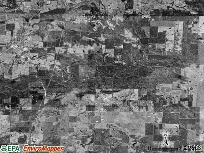 Emmet township, Arkansas satellite photo by USGS