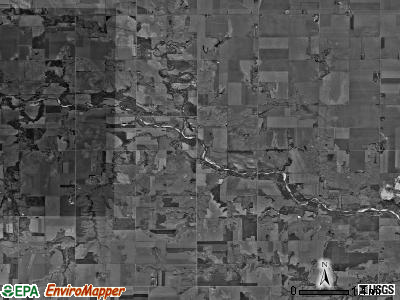 Spring Ranch township, Nebraska satellite photo by USGS