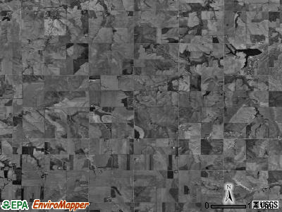 Hooker township, Nebraska satellite photo by USGS