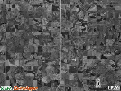 Holt township, Nebraska satellite photo by USGS