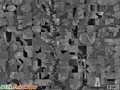 Spring Grove township, Nebraska satellite photo by USGS