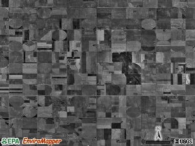 Lincoln township, Nebraska satellite photo by USGS