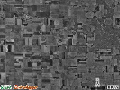 Salem township, Nebraska satellite photo by USGS
