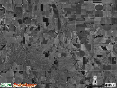 Scandinavia township, Nebraska satellite photo by USGS
