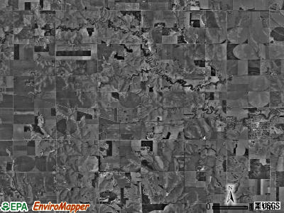 North Franklin township, Nebraska satellite photo by USGS