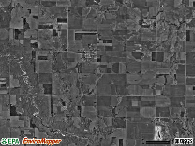 Antelope township, Nebraska satellite photo by USGS