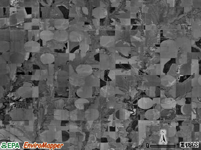 Reuben township, Nebraska satellite photo by USGS