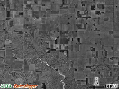 Macon township, Nebraska satellite photo by USGS