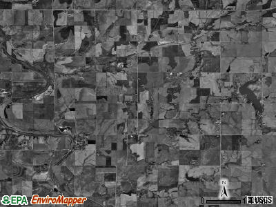 Rockford township, Nebraska satellite photo by USGS