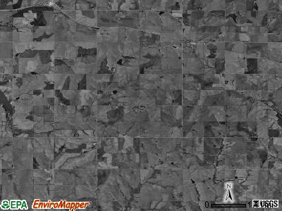 Sherman township, Nebraska satellite photo by USGS