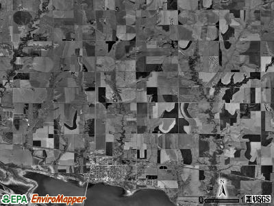 Alma township, Nebraska satellite photo by USGS