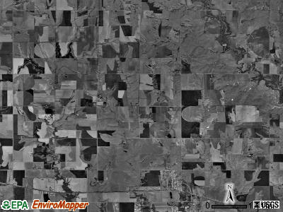 Mullally township, Nebraska satellite photo by USGS