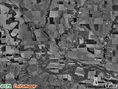 Orleans township, Nebraska satellite photo by USGS