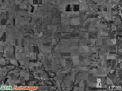 Elm township, Nebraska satellite photo by USGS