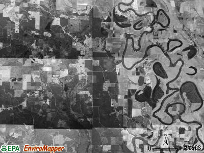 Franklin township, Arkansas satellite photo by USGS
