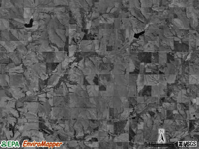 Island Grove township, Nebraska satellite photo by USGS