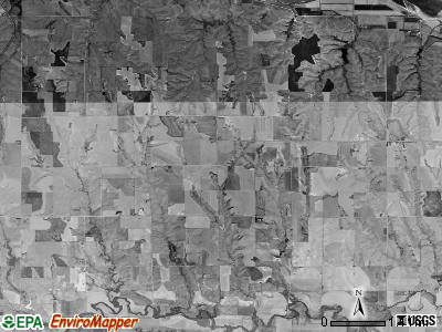 Eldorado township, Nebraska satellite photo by USGS