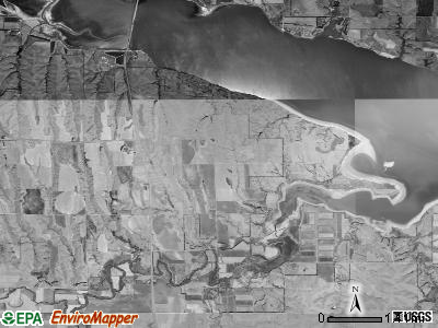 Prairie Dog township, Nebraska satellite photo by USGS