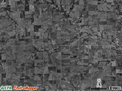Glenwood township, Nebraska satellite photo by USGS