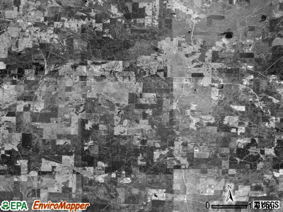 Albany township, Arkansas satellite photo by USGS