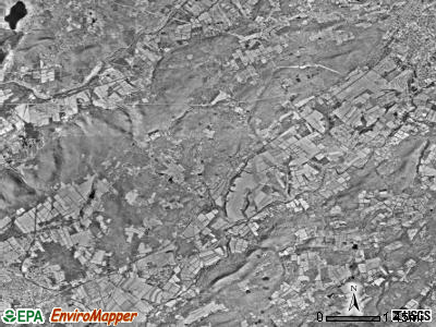 Mansfield township, New Jersey satellite photo by USGS